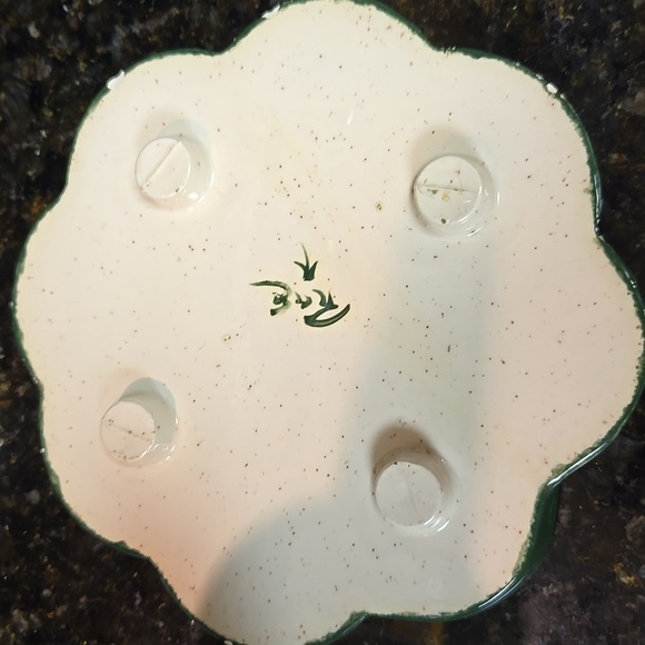 Celtic Clover Ceramic Plate with Prayer. 7" - Picture 2 of 2